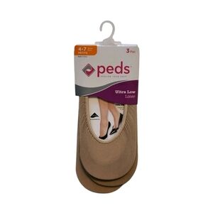 NEW Peds Women's Nude Ultra Low Liner - 4-7 Petite